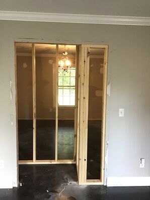 Drywall repair in Mountain Brook, AL by Apex Roofing Services.